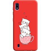 Красный чехол Uprint Samsung A105 Galaxy A10 