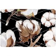 Обложка для паспорта с рисунком Cotton flowers