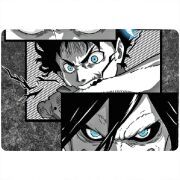 Обложка для паспорта с рисунком Eren Yeager Transformation