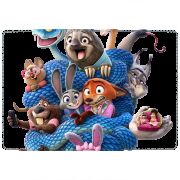 Обложка для паспорта с рисунком Зоотрополіс