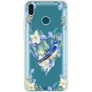 Прозрачный чехол Uprint Huawei Y9 2019 Spring Bird