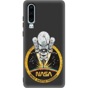 Черный чехол Uprint Huawei P30 NASA Spaceship