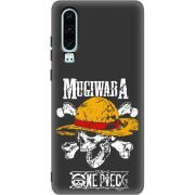 Черный чехол Uprint Huawei P30 One Piece Большой куш