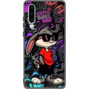 Черный чехол Uprint Huawei P30 Малий вухань