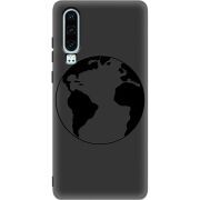 Черный чехол Uprint Huawei P30 Earth