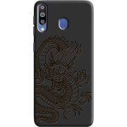 Черный чехол Uprint Samsung M305 Galaxy M30 Chinese Dragon