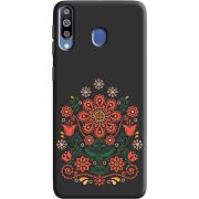 Черный чехол Uprint Samsung M305 Galaxy M30 Ukrainian Ornament