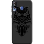 Черный чехол Uprint Samsung M305 Galaxy M30 Owl