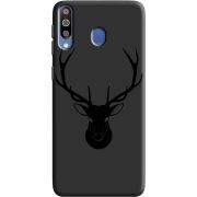 Черный чехол Uprint Samsung M305 Galaxy M30 Deer