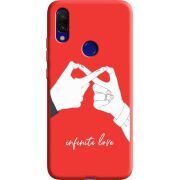 Красный чехол Uprint Xiaomi Redmi 7 