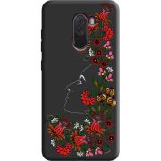 Черный чехол Uprint Xiaomi Pocophone F1 3D Ukrainian Muse