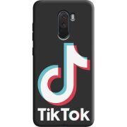 Черный чехол Uprint Xiaomi Pocophone F1 Tik Tok
