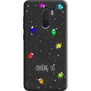 Черный чехол Uprint Xiaomi Pocophone F1 Among Us Invisible