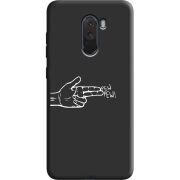 Черный чехол Uprint Xiaomi Pocophone F1 Pew Pew