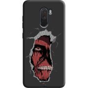 Черный чехол Uprint Xiaomi Pocophone F1 Нападение на Титана