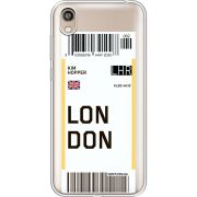 Прозрачный чехол Uprint Honor 8S Ticket London