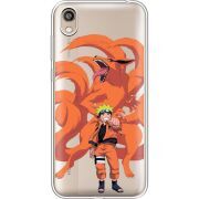 Прозрачный чехол Uprint Honor 8S Naruto and Kurama