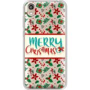 Прозрачный чехол Uprint Honor 8S Vintage Christmas Pattern