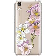 Прозрачный чехол Uprint Honor 8S Cherry Blossom