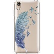 Прозрачный чехол Uprint Honor 8S Feather