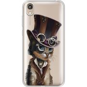 Прозрачный чехол Uprint Honor 8S Steampunk Cat