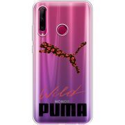Прозрачный чехол Uprint Honor 10i Wild Cat