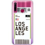 Прозрачный чехол Uprint Honor 10i Ticket Los Angeles