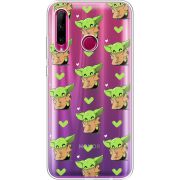 Прозрачный чехол Uprint Honor 10i Pattern Baby Yoda