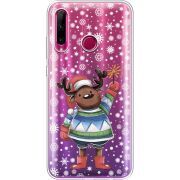 Прозрачный чехол Uprint Honor 10i Christmas Deer with Snow