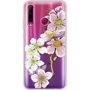 Прозрачный чехол Uprint Honor 10i Cherry Blossom