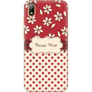 Чехол U-print Huawei Y5 2019 Именной Polka Dots