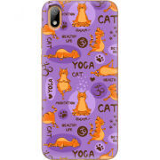 Чехол U-print Huawei Y5 2019 Yoga Cat
