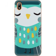 Чехол U-print Huawei Y5 2019 Green Owl