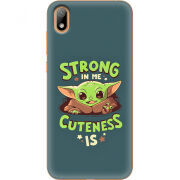 Чехол U-print Huawei Y5 2019 Strong in me Cuteness is
