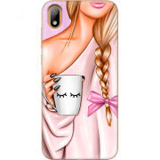 Чехол U-print Huawei Y5 2019 Morning Coffee