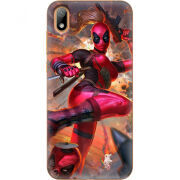 Чехол U-print Huawei Y5 2019 Woman Deadpool