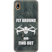 Чехол U-print Huawei Y5 2019 Дрон Fly Around