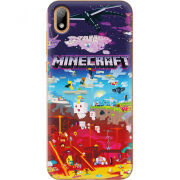 Чехол U-print Huawei Y5 2019 Minecraft World Beyond