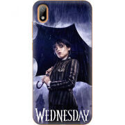 Чехол U-print Huawei Y5 2019 Wednesday Addams