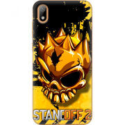Чехол U-print Huawei Y5 2019 StandOff 2 gold