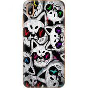 Чехол U-print Huawei Y5 2019 Monster meow