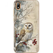 Чехол U-print Huawei Y5 2019 Christmas Owl