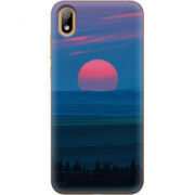 Чехол U-print Huawei Y5 2019 Cold Red Light