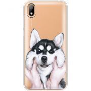 Прозрачный чехол Uprint Huawei Y5 2019 Husky