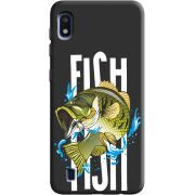 Черный чехол Uprint Samsung A105 Galaxy A10 Fish
