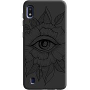 Черный чехол Uprint Samsung A105 Galaxy A10 Eye