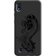 Черный чехол Uprint Samsung A105 Galaxy A10 Snake
