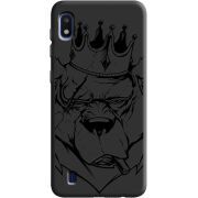 Черный чехол Uprint Samsung A105 Galaxy A10 Bear King