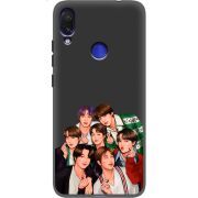 Черный чехол Uprint Xiaomi Redmi Note 7 BTS