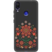 Черный чехол Uprint Xiaomi Redmi Note 7 Ukrainian Ornament